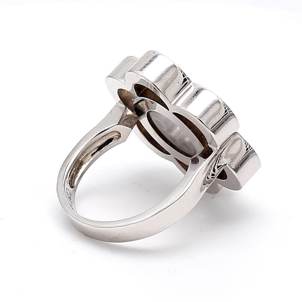 Chopard 0.35 Carat Round Brilliant G VS2 Diamond Platinum Cluster Ring