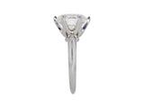 Tiffany & Co 5.25 Carat Round Brilliant I VS1 Diamond White Platinum Engagement Ring