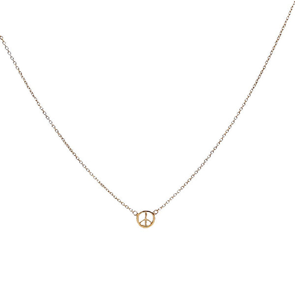 Tiffany and Co 14 Karat Yellow Gold Pendant Necklace