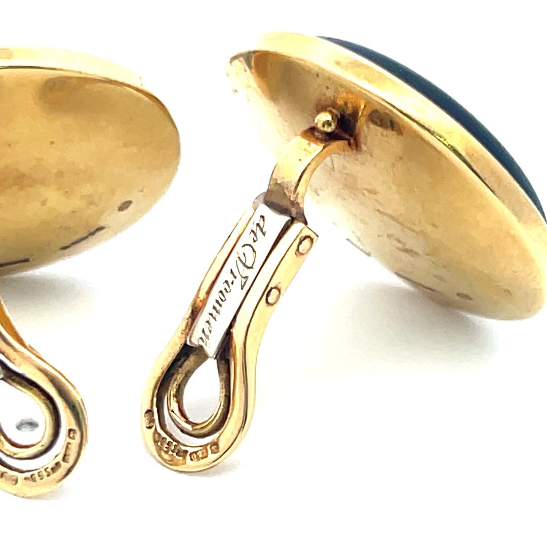 Leo Vroom 0.60 Carat Round Brilliant Diamond 18K Yellow Gold Clip On Earrings