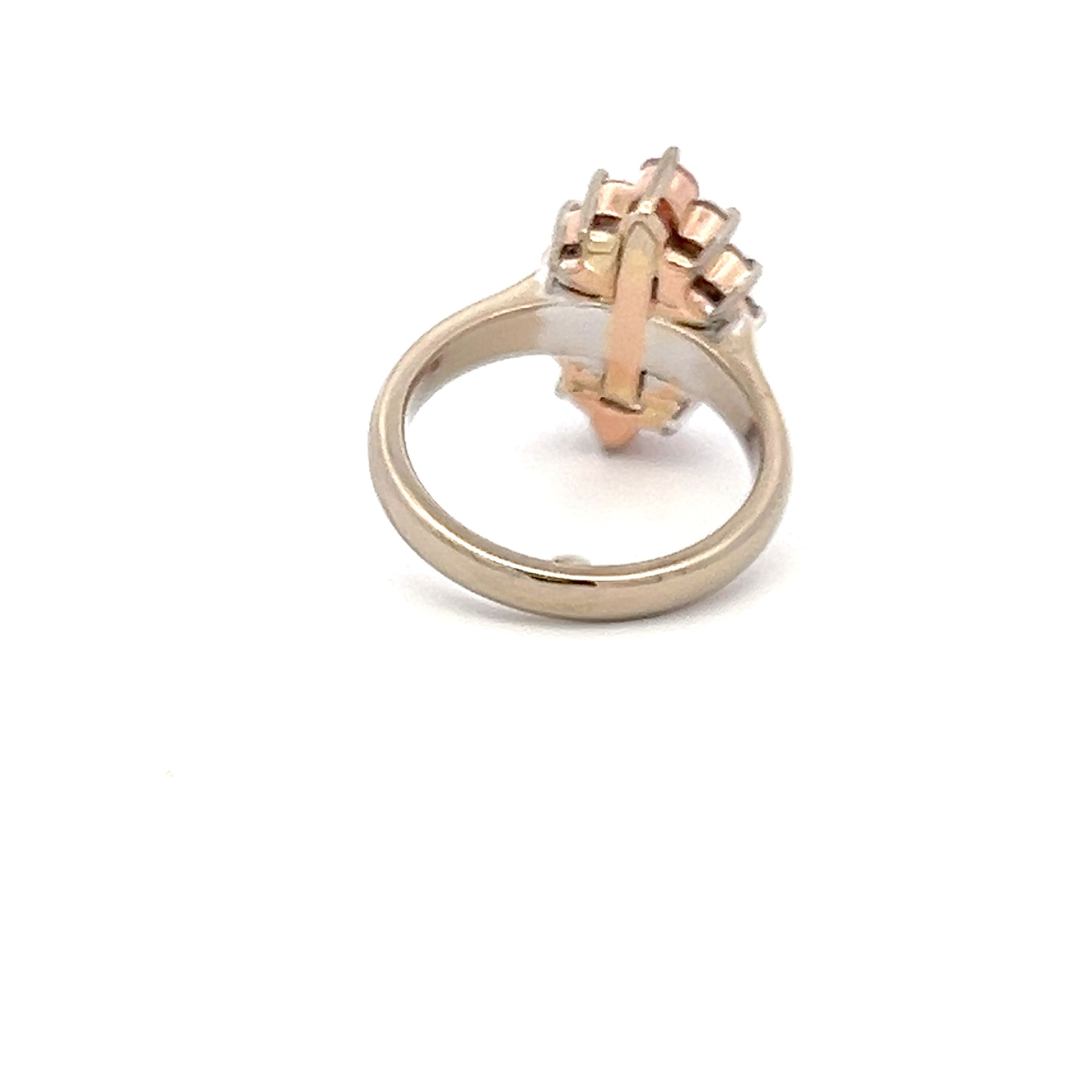 1.29 Carat Marquis Shape Diamond 18 Karat White Gold Engagement Ring