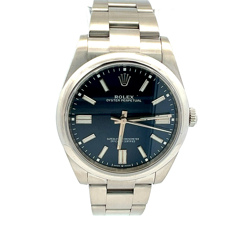 Rolex Oyster Perpetual Blue Dial 41MM 124300 With Box and Paper 2024