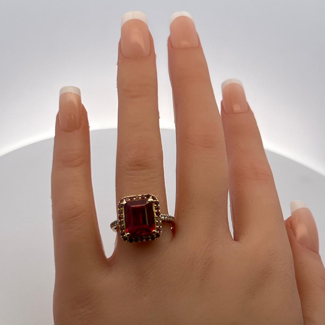 0.10 Carat Round Brilliant J SI Diamond 14 Karat Yellow Gold Semi Mount Ring