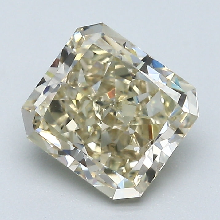 1.60 Carat Radiant Cut Natural Mined Diamond Fancy Light Brownish Yellow Color VS2 Clarity With GIA Certificate, natural diamonds, precious stones, engagement diamonds