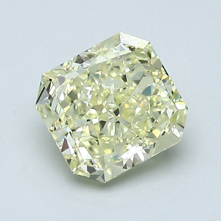 1.22 Carat Radiant Cut Natural Mined Diamond Fancy Light  Yellow Color VS1 Clarity With GIA Certificate, natural diamonds, precious stones, engagement diamonds