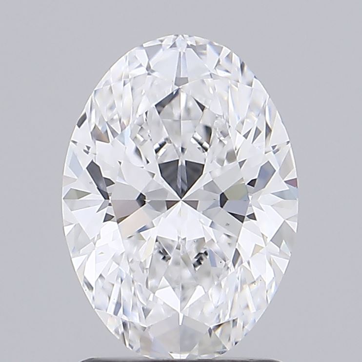 Lab-Grown 1.58 Carat Oval Shape Diamond color D Clarity VS1 With GIA Certificate, precious stones, engagement diamonds