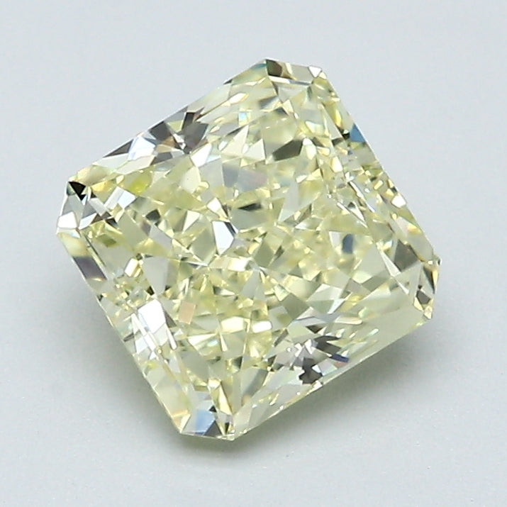 1.58 Carat Radiant Cut Natural Mined Diamond Fancy Light  Yellow Color VS1 Clarity With GIA Certificate, natural diamonds, precious stones, engagement diamonds