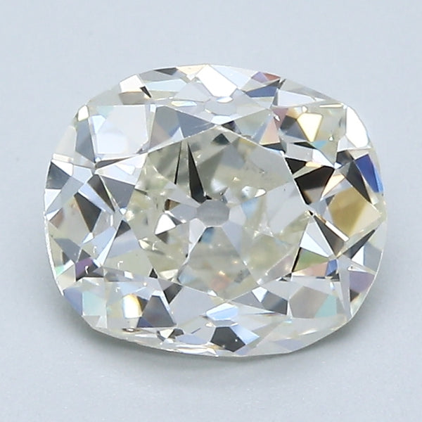 1.54 Carat Old Miner Cut Diamond color K Clarity VS2, natural diamonds, precious stones, engagement diamonds
