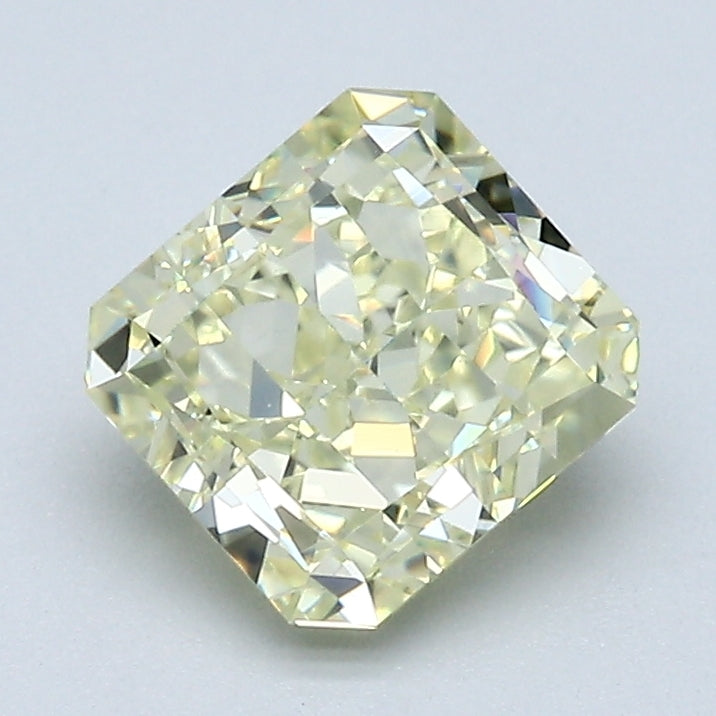 1.53 Carat Radiant Cut Natural Mined Diamond Fancy Light  Yellow Color VVS2 Clarity With GIA Certificate, natural diamonds, precious stones, engagement diamonds