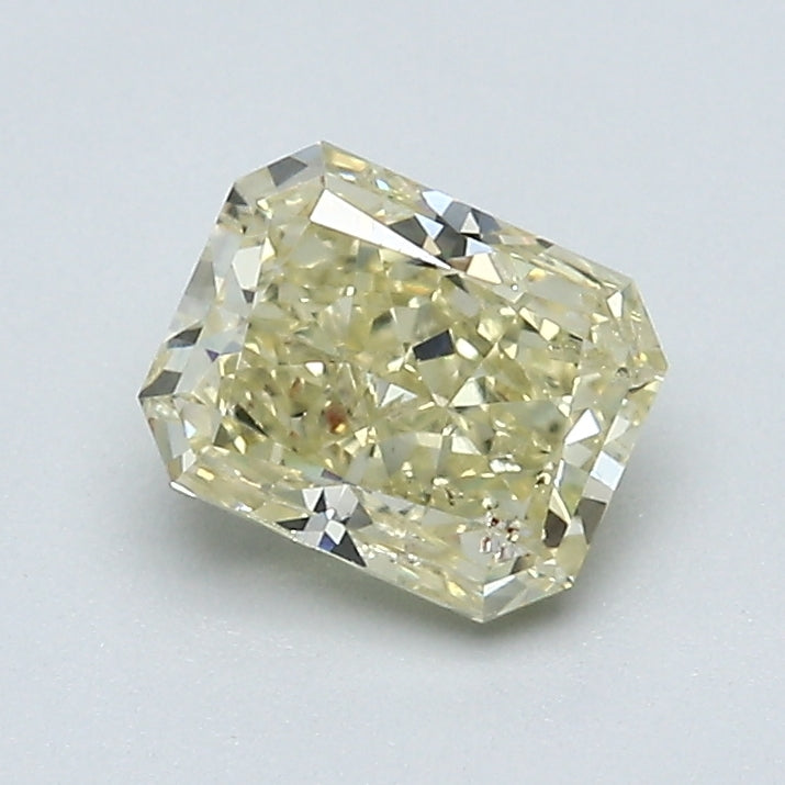 1.02 Carat Radiant Cut Natural Mined Diamond Fancy Light  Yellow Color I1 Clarity With GIA Certificate, natural diamonds, precious stones, engagement diamonds