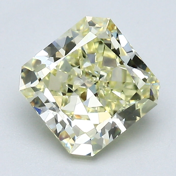 1.57 Carat Radiant Cut Natural Mined Diamond Fancy Light  Yellow Color VS1 Clarity With GIA Certificate, natural diamonds, precious stones, engagement diamonds