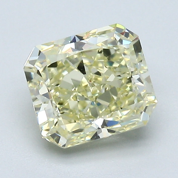 1.71 Carat Radiant Cut Natural Mined Diamond Fancy Light  Yellow Color VVS2 Clarity With GIA Certificate, natural diamonds, precious stones, engagement diamonds