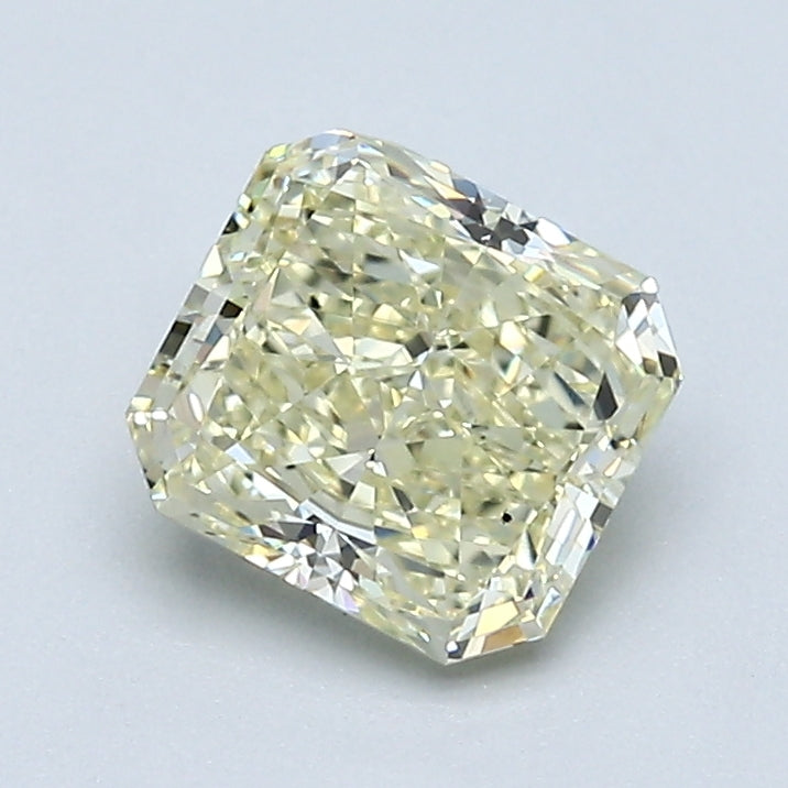 1.12 Carat Radiant Cut Natural Mined Diamond Fancy Light  Yellow Color VS2 Clarity With GIA Certificate, natural diamonds, precious stones, engagement diamonds