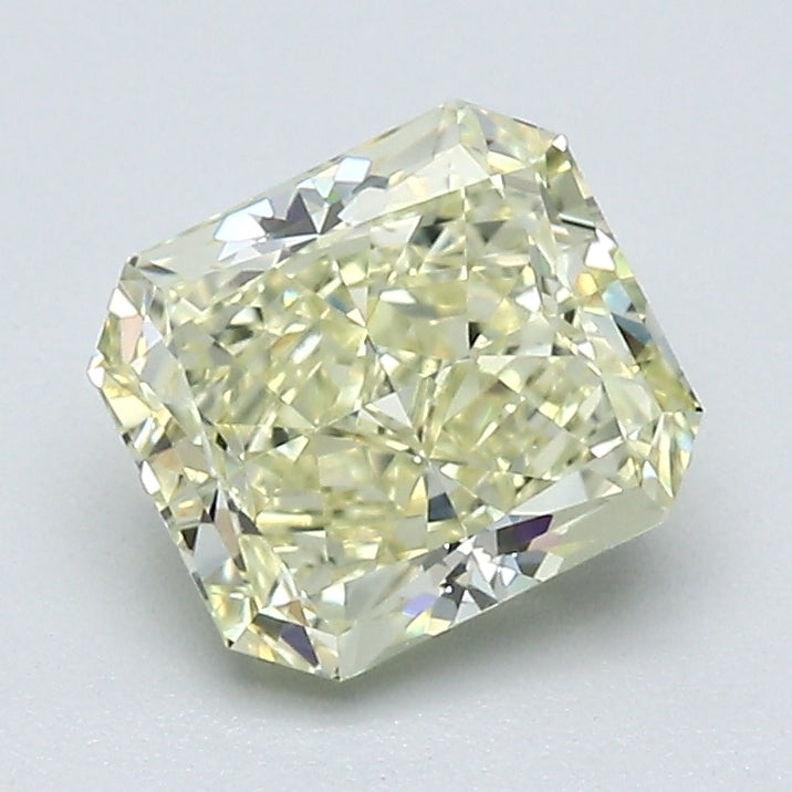 1.38 Carat Radiant Cut Natural Mined Diamond Fancy Light  Yellow Color VVS2 Clarity With GIA Certificate, natural diamonds, precious stones, engagement diamonds