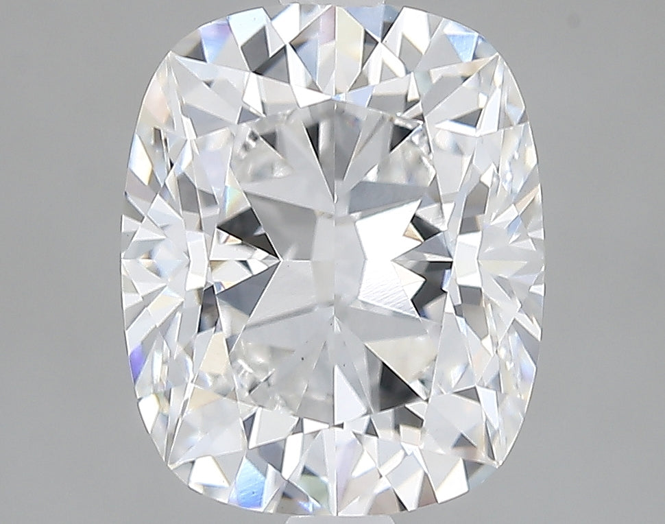 Lab-Grown 2.77 Carat Cushion Brilliant Diamond color E Clarity VVS2, precious stones, engagement diamonds