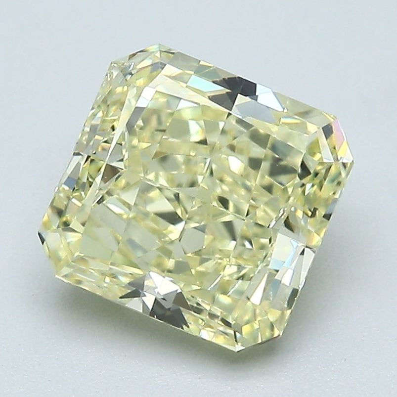 2.57 Carat Radiant Cut Natural Mined Diamond Fancy  Yellow Color SI1 Clarity With GIA Certificate, natural diamonds, precious stones, engagement diamonds