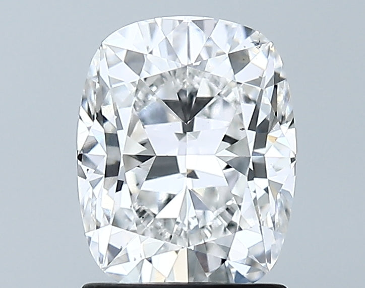 Lab-Grown 1.60 Carat Cushion Modified Brilliant Cut Diamond color E Clarity VS2 With GIA Certificate, precious stones, engagement diamonds