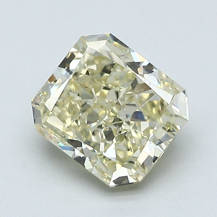 1.51 Carat Radiant Cut Natural Mined Diamond Fancy Light  Yellow Color VS1 Clarity With GIA Certificate, natural diamonds, precious stones, engagement diamonds
