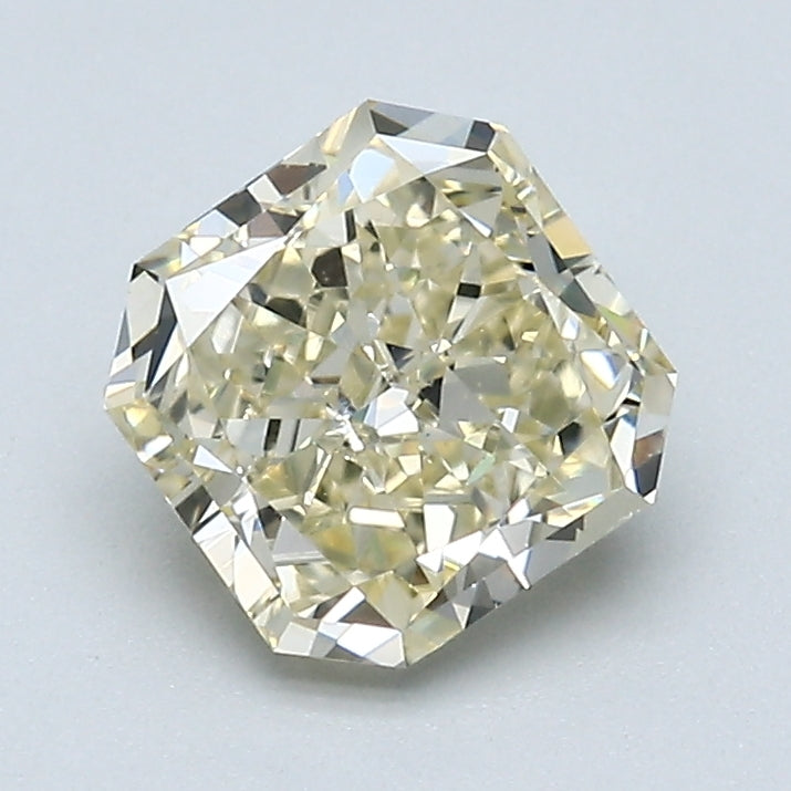 1.37 Carat Radiant Cut Natural Mined Diamond Fancy Light Brownish Yellow Color VS2 Clarity With GIA Certificate, natural diamonds, precious stones, engagement diamonds