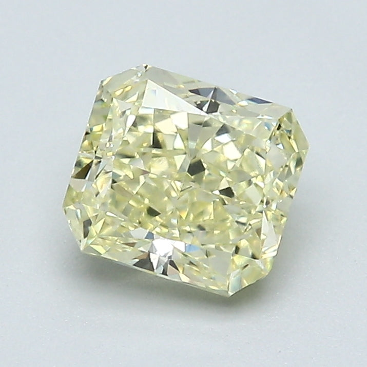 1.25 Carat Radiant Cut Natural Mined Diamond Fancy Light  Yellow Color VS1 Clarity With GIA Certificate, natural diamonds, precious stones, engagement diamonds