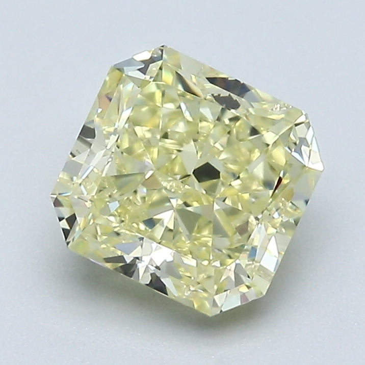 1.65 Carat Radiant Cut Natural Mined Diamond Fancy  Yellow Color SI1 Clarity With GIA Certificate, natural diamonds, precious stones, engagement diamonds