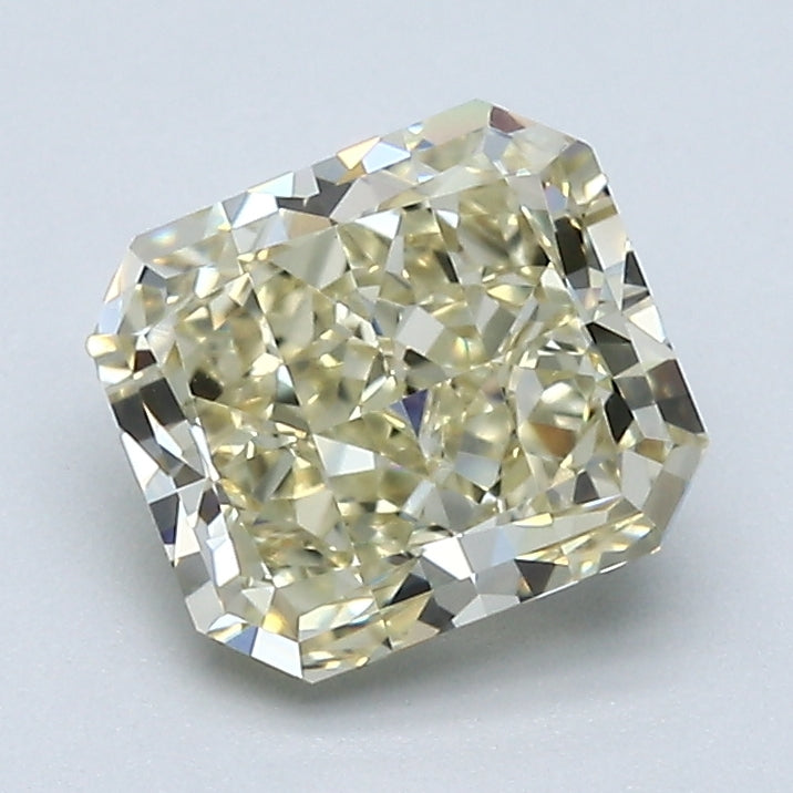 1.63 Carat Radiant Cut Natural Mined Diamond Fancy Light Brownish Yellow Color VVS1 Clarity With GIA Certificate, natural diamonds, precious stones, engagement diamonds