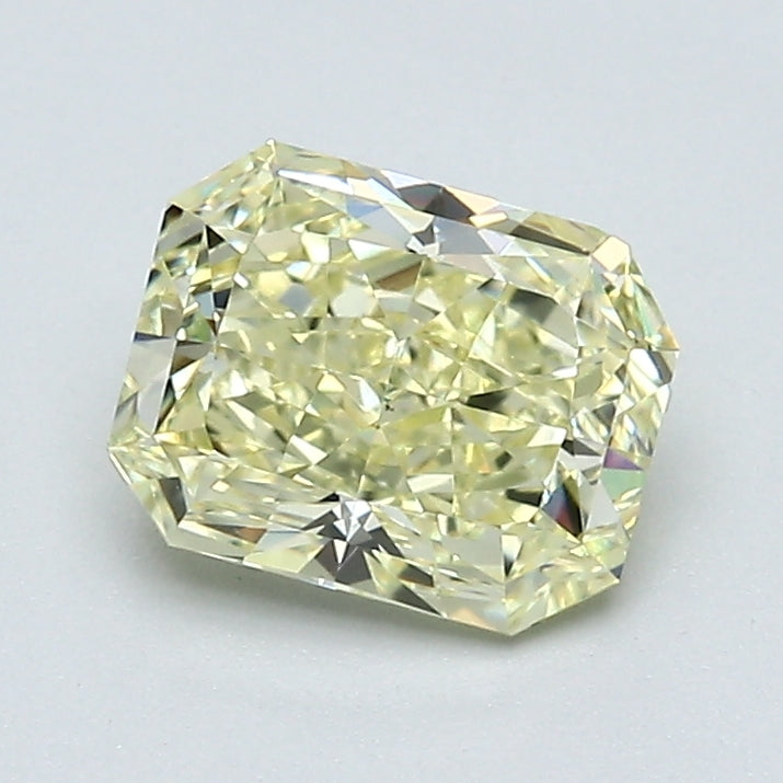 1.23 Carat Radiant Cut Natural Mined Diamond Fancy Light  Yellow Color VS2 Clarity With GIA Certificate, natural diamonds, precious stones, engagement diamonds