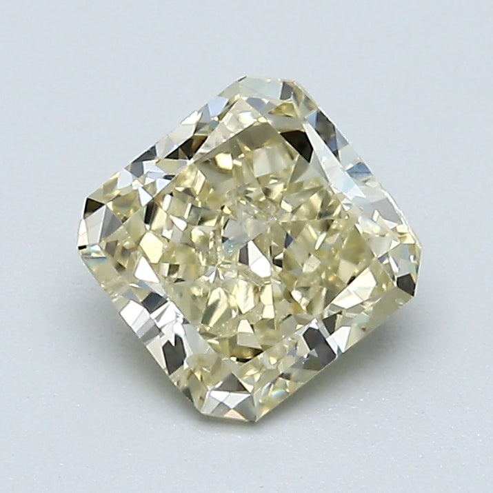1.10 Carat Radiant Cut Natural Mined Diamond Fancy Light  Yellow Color VS2 Clarity With GIA Certificate, natural diamonds, precious stones, engagement diamonds