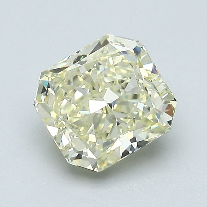 1.25 Carat Radiant Cut Natural Mined Diamond Fancy Light  Yellow Color VS1 Clarity With GIA Certificate, natural diamonds, precious stones, engagement diamonds