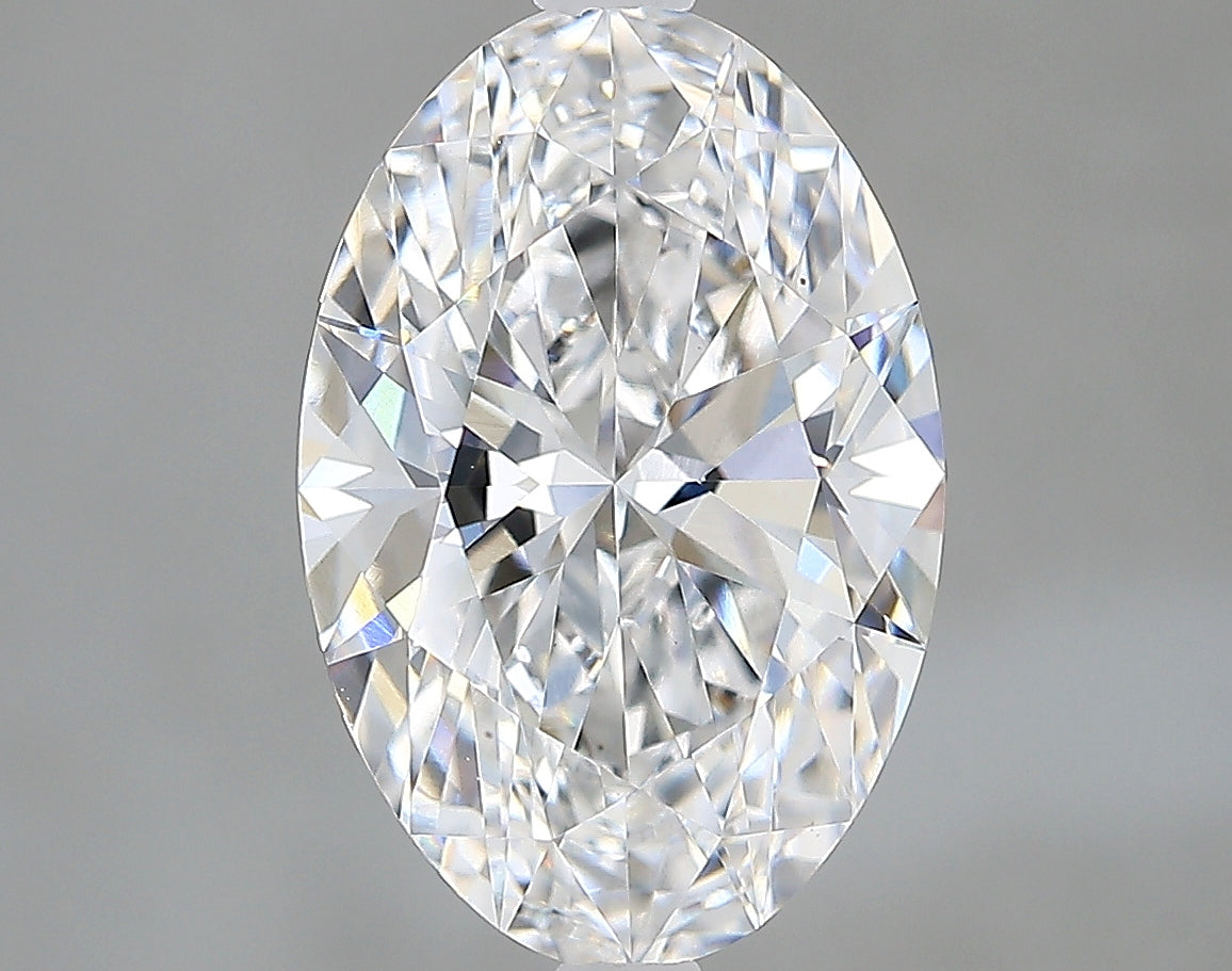 Lab-Grown 2.67 Carat Oval Shape Diamond color E Clarity VVS2, precious stones, engagement diamonds