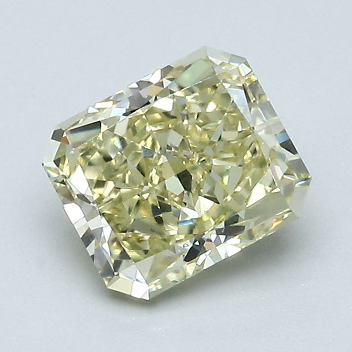 1.40 Carat Radiant Cut Natural Mined Diamond Fancy Light  Yellow Color VVS2 Clarity With GIA Certificate, natural diamonds, precious stones, engagement diamonds