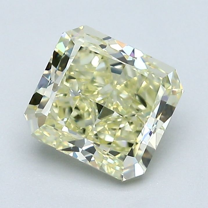 1.43 Carat Radiant Cut Natural Mined Diamond Fancy Light  Yellow Color VVS2 Clarity With GIA Certificate, natural diamonds, precious stones, engagement diamonds
