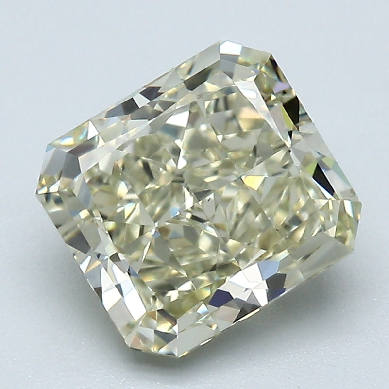 2.51 Carat Radiant Cut Natural Mined Diamond Fancy Light Brownish Yellow Color VS1 Clarity With GIA Certificate, natural diamonds, precious stones, engagement diamonds