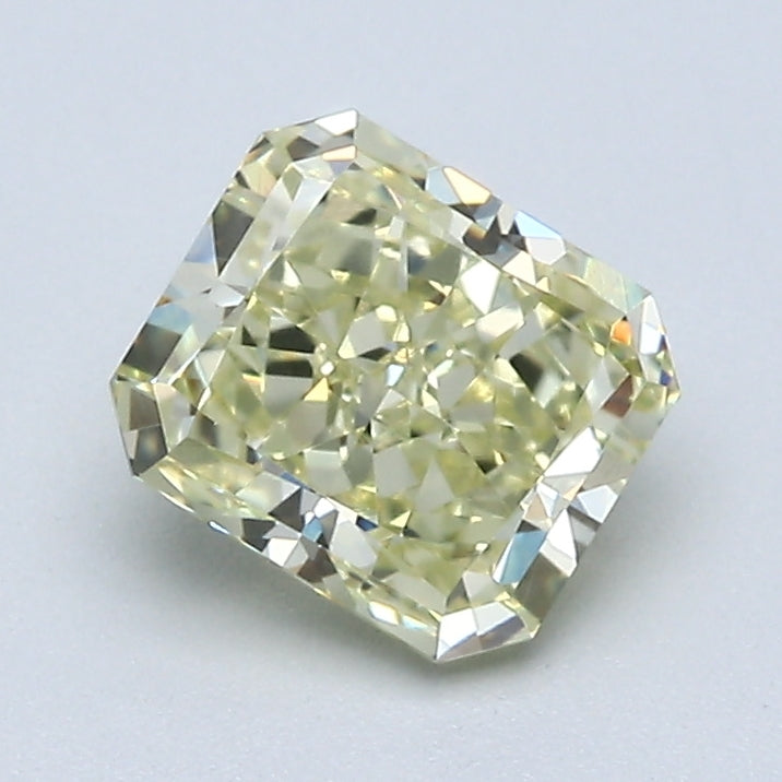1.18 Carat Radiant Cut Natural Mined Diamond Fancy Light  Yellow Color VVS2 Clarity With GIA Certificate, natural diamonds, precious stones, engagement diamonds