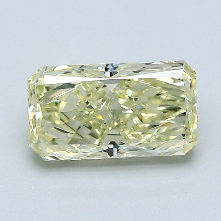 1.00 Carat Radiant Cut Natural Mined Diamond Fancy Light  Yellow Color VS1 Clarity With GIA Certificate, natural diamonds, precious stones, engagement diamonds