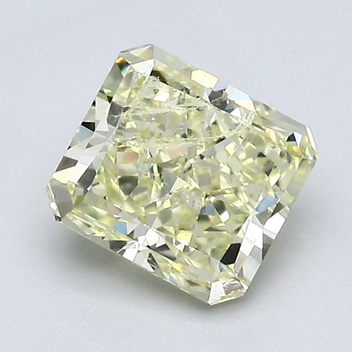 1.30 Carat Radiant Cut Natural Mined Diamond Fancy Light  Yellow Color VVS2 Clarity With GIA Certificate, natural diamonds, precious stones, engagement diamonds