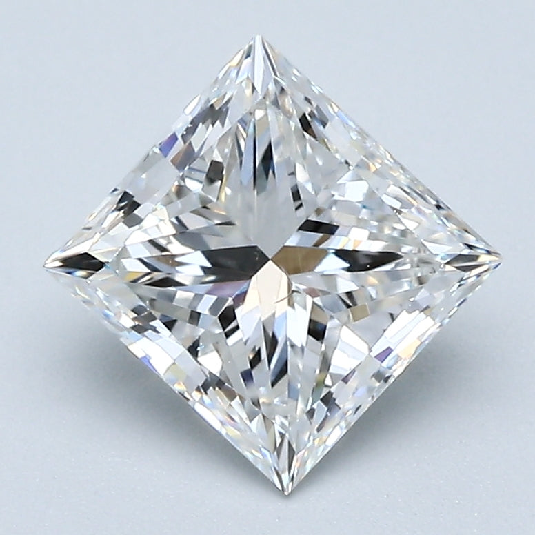 1.56 Carat Princess Cut Natural Mined Diamond F Color SI1 Clarity With GIA Certificate, natural diamonds, precious stones, engagement diamonds