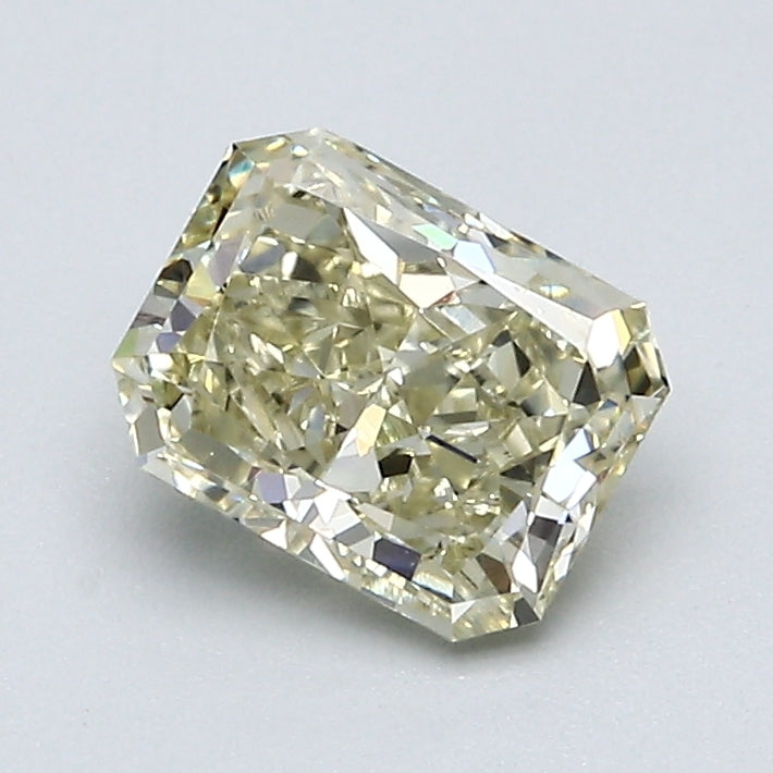 1.08 Carat Radiant Cut Natural Mined Diamond Fancy Light Yellow Green Color VVS2 Clarity With GIA Certificate, natural diamonds, precious stones, engagement diamonds