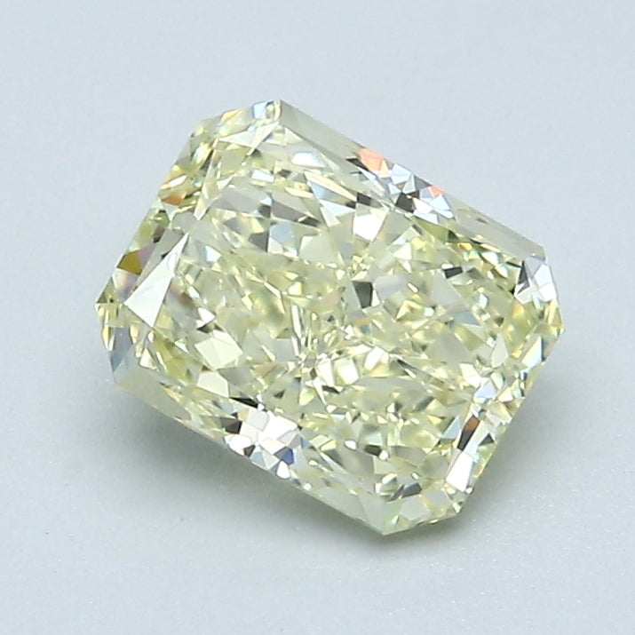1.22 Carat Radiant Cut Natural Mined Diamond Fancy Light  Yellow Color IF Clarity With GIA Certificate, natural diamonds, precious stones, engagement diamonds