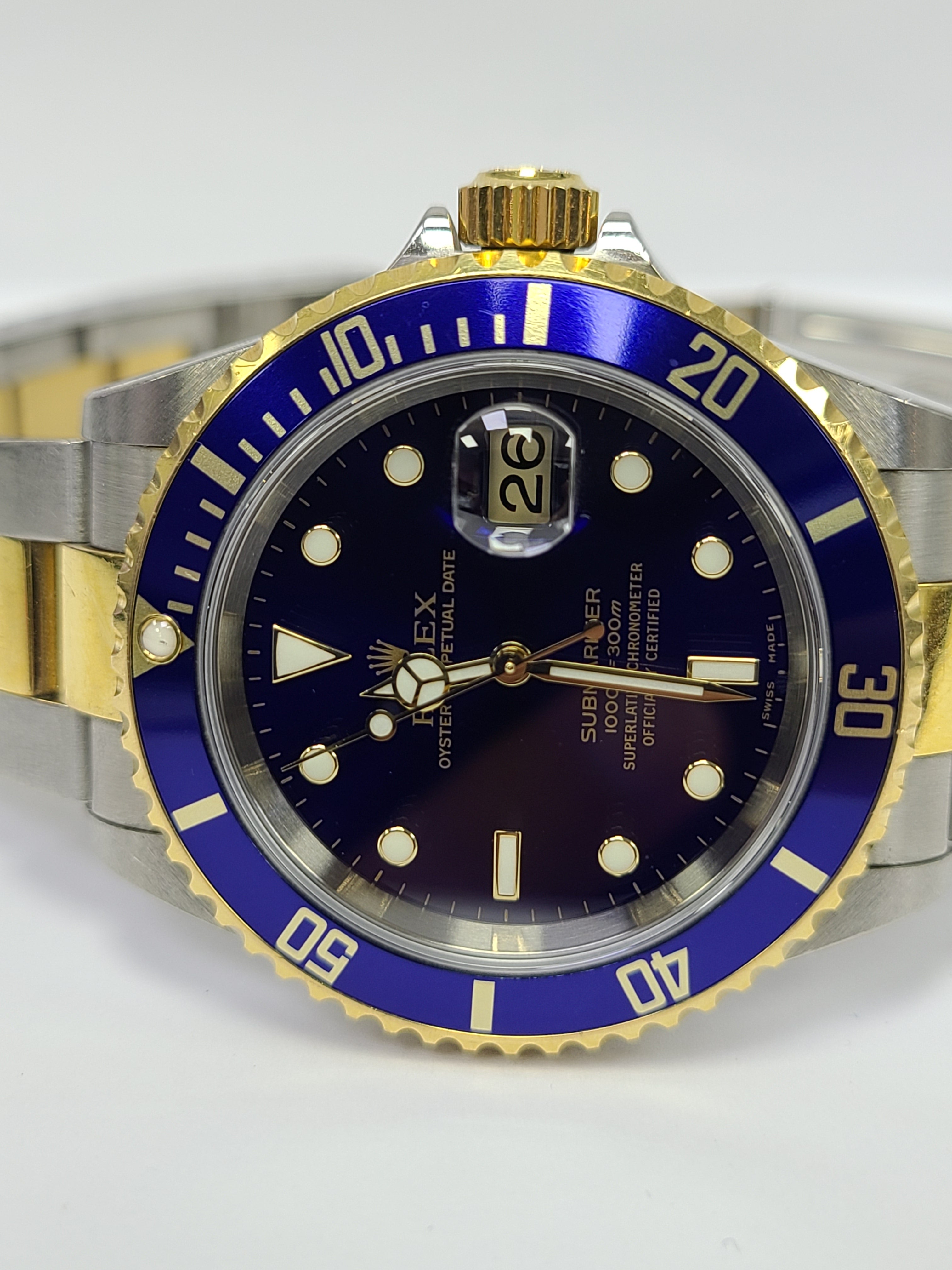 Rolex Submariner Date Blue Dial 40mm 16803