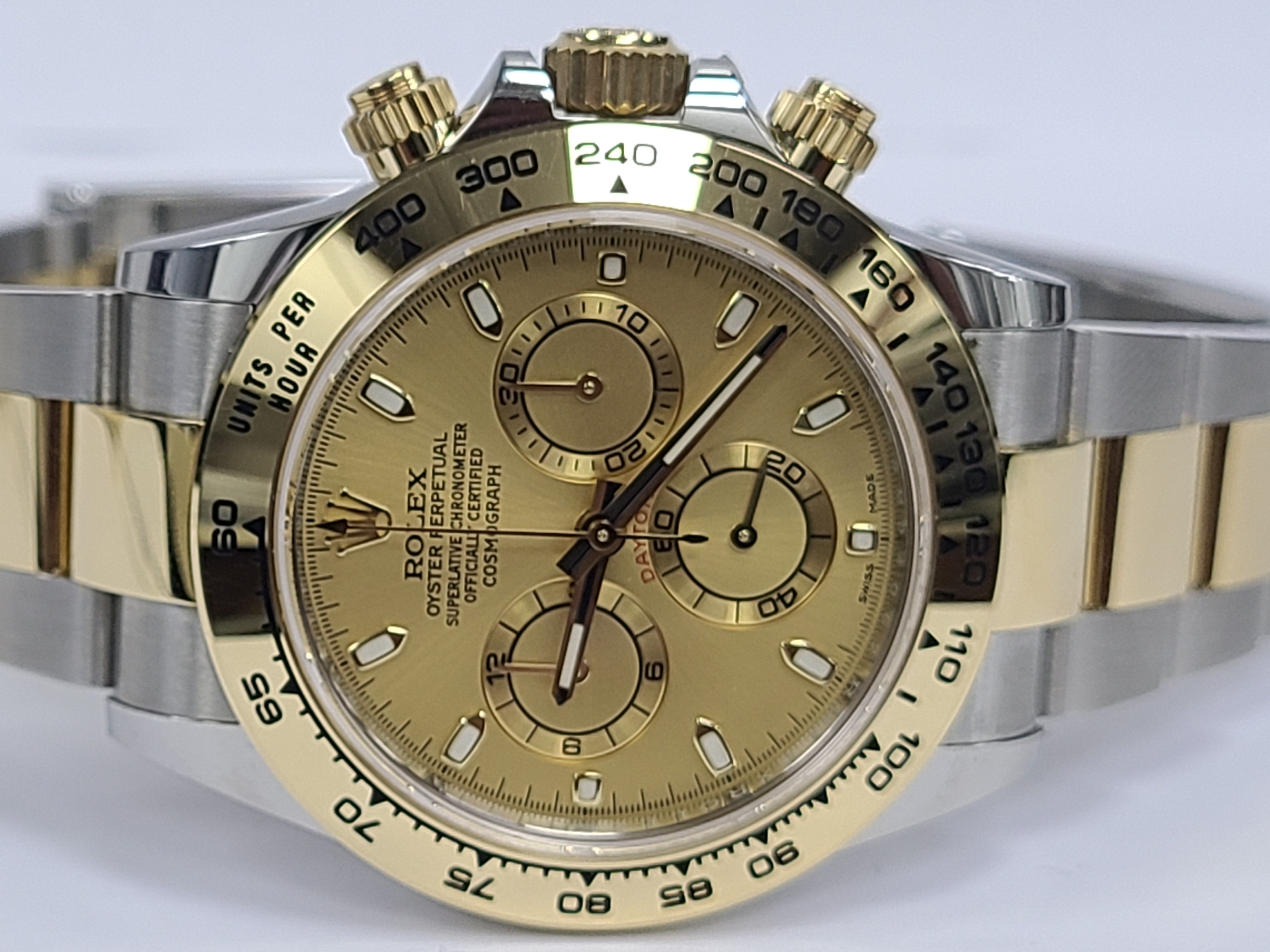 Rolex Cosmograph Daytona Gold Dial two tone 2022 40mm 116503