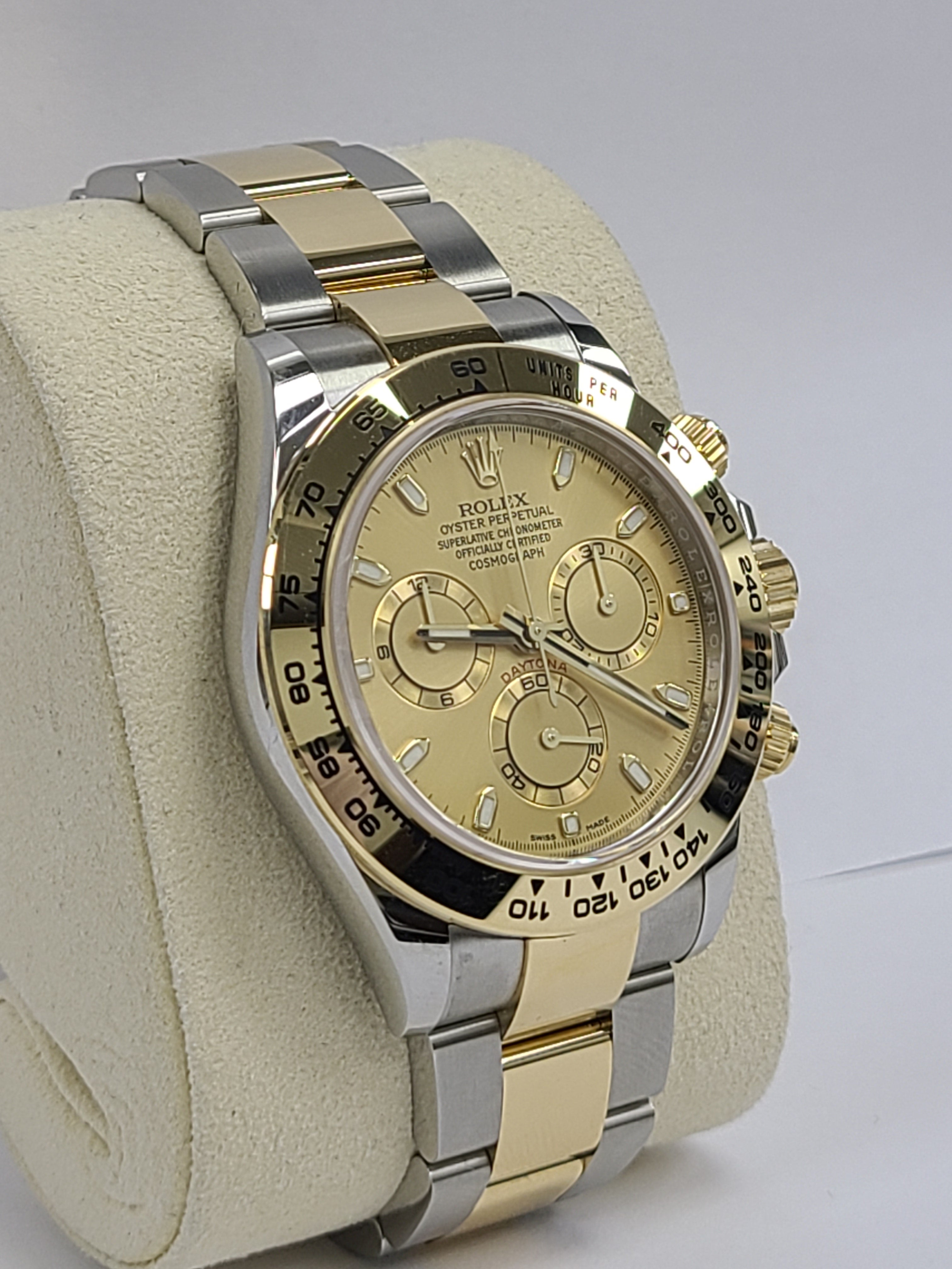 Rolex Cosmograph Daytona Gold Dial two tone 2022 40mm 116503