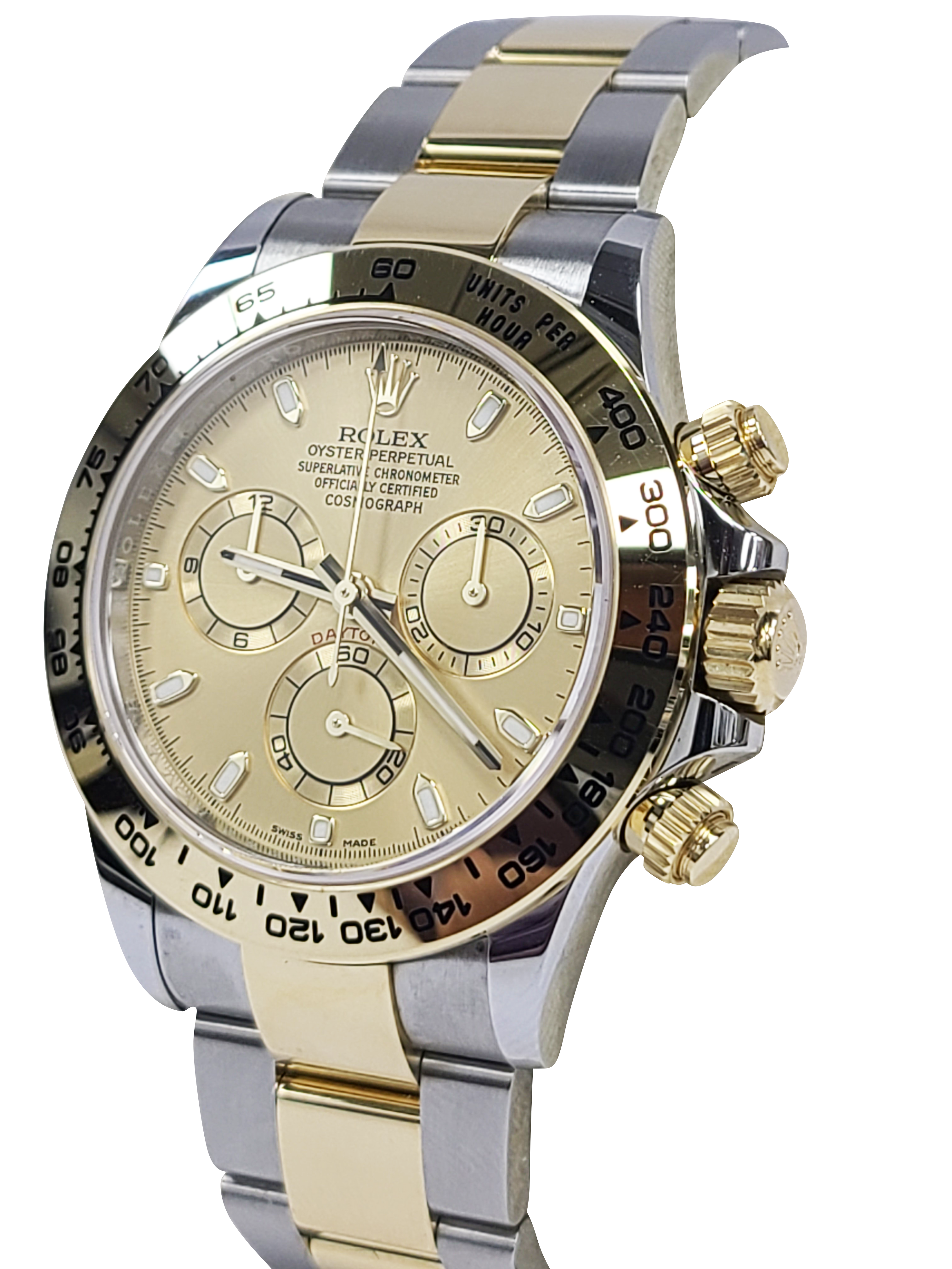 Rolex Cosmograph Daytona Gold Dial two tone 2022 40mm 116503
