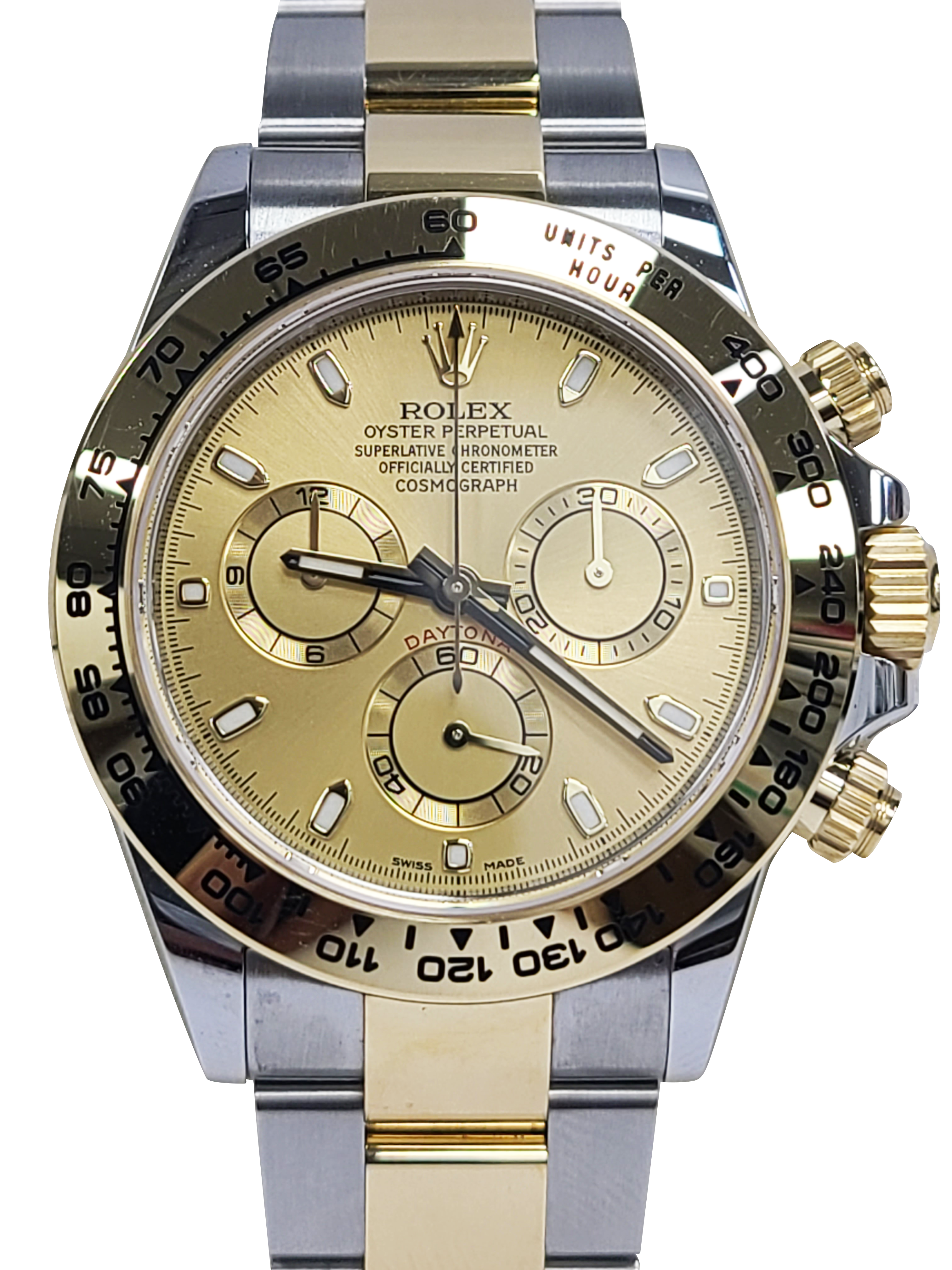 Rolex Cosmograph Daytona Gold Dial two tone 2022 40mm 116503