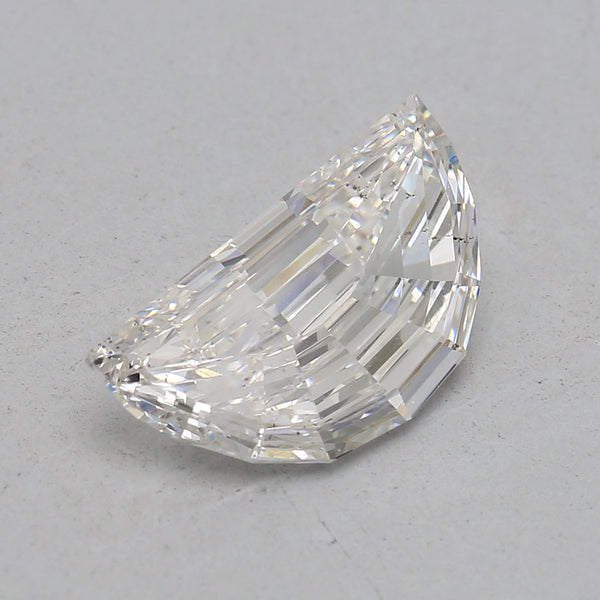 0.37 Carat Half Moon Shape Diamond color J Clarity VS1, natural diamonds, precious stones, engagement diamonds