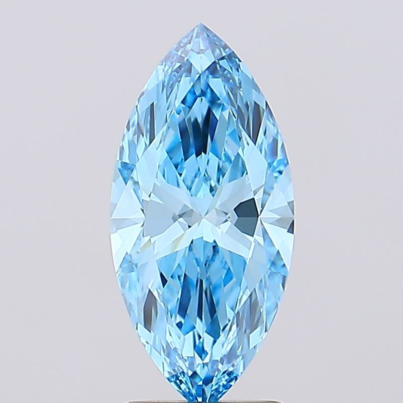 Lab-Grown 2.00 Carat Marquis Shape Diamond color FV.BL Clarity VVS2, precious stones, engagement diamonds
