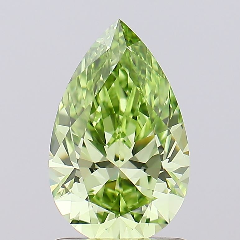 Lab-Grown 1.02 Carat Pear Shape Diamond color FV.GN Clarity VVS2, precious stones, engagement diamonds
