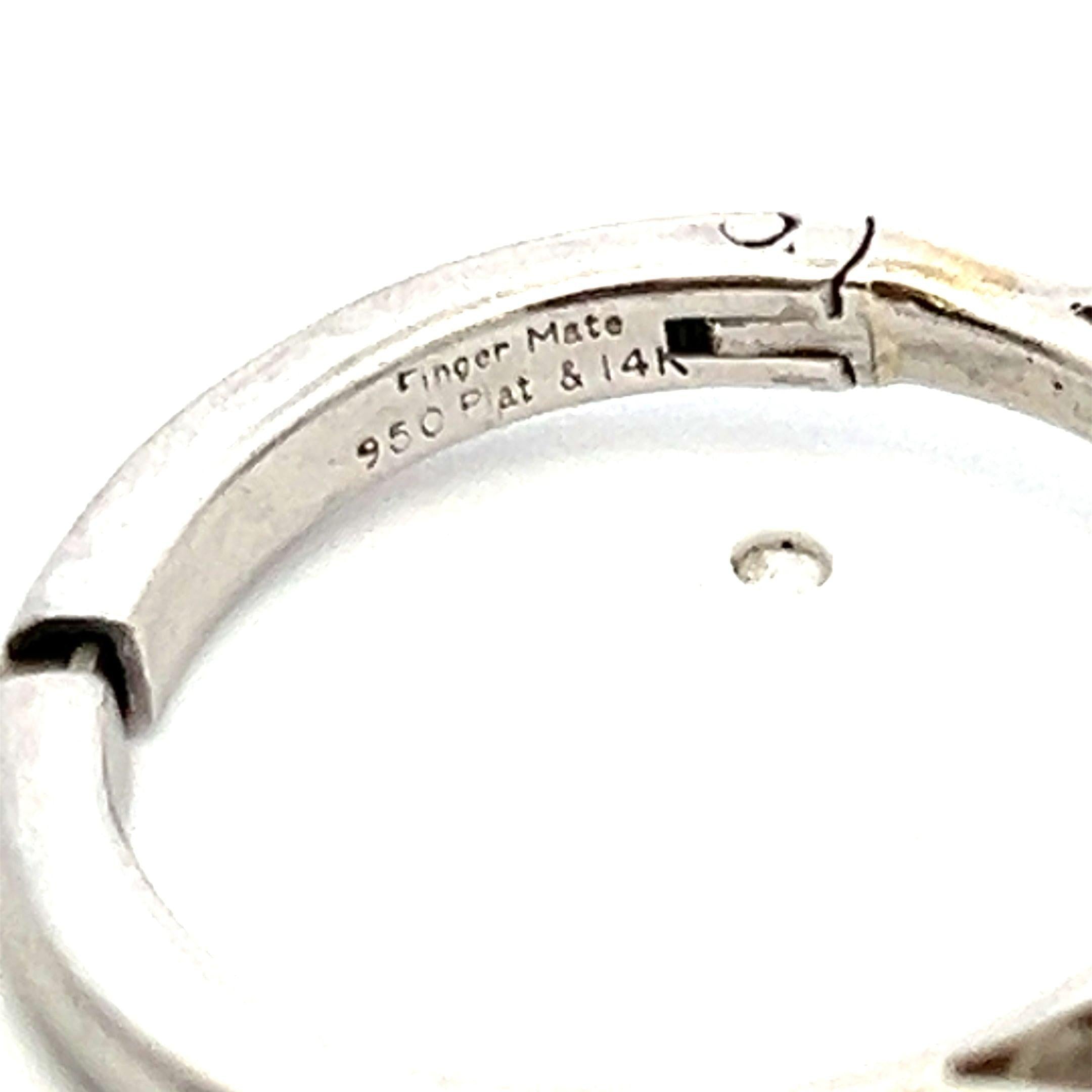 2.00 Carat Triangular Shape H VS1 Diamond 18K Gold/Platinum Semi Mount Ring