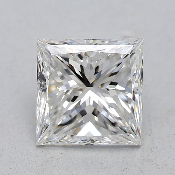 2.58 Carat Princess Cut Diamond color F Clarity SI1, natural diamonds, precious stones, engagement diamonds