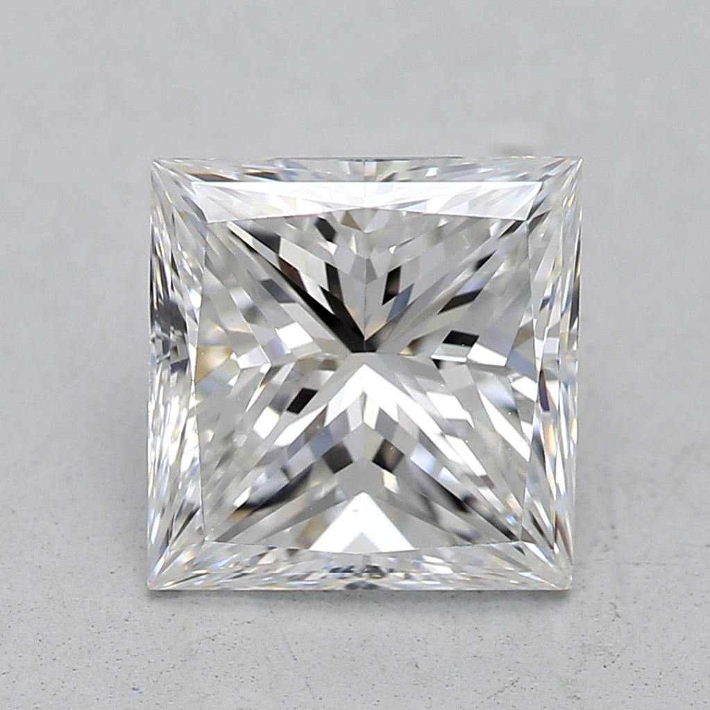 3.43 Carat Princess Cut Natural Mined Diamond H Color VS2 Clarity With GIA Certificate, natural diamonds, precious stones, engagement diamonds
